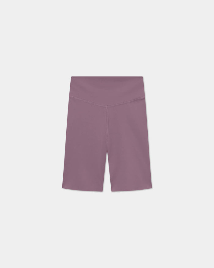 Yoga Bike Shorts, Women - Dusty Berry