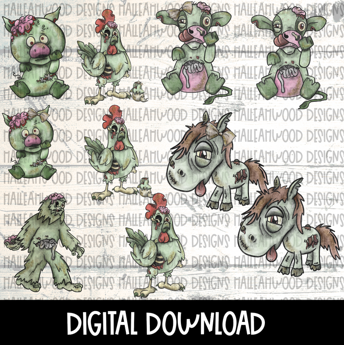 Zombie Farm Set- BUNDLE